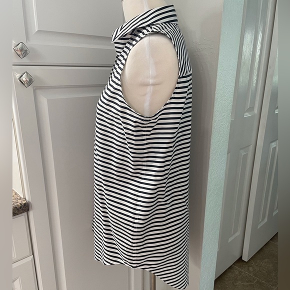 Chico’s Effortless Stripe Tank Shirt - Picture 4 of 9